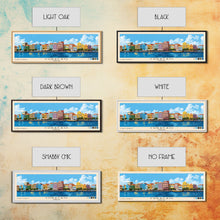 Load image into Gallery viewer, Curacao, Curacao Panoramic Print, Vacation Gift, Curacao Wall Art, Beach Painting, Beach Decor, Beach Or Lakehouse Art
