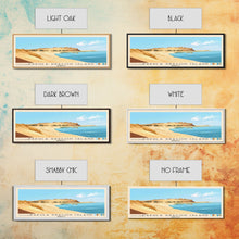 Cargar imagen en el visor de la galería, Dakhla dragon island, Morocco Panoramic Print, Vacation Gift, Morocco Wall Art, Beach Painting, Beach Decor, Beach Or Lakehouse Art
