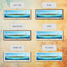 Load image into Gallery viewer, Dhigurah Island, Maldives Panoramic Beach Print, Vacation Gift, Maldives Wall Art, Beach Painting, Beach Decor, Beach Painting
