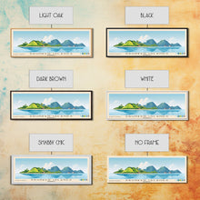 Load image into Gallery viewer, Drunken Islands, Venezuela Panoramic Print, Vacation Gift, Venezuela Wall Art, Vacation Wall Art, Vacatation Memories, Beach Decor, Beach Or Lakehouse Art
