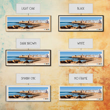 Load image into Gallery viewer, Essaouira, Morocco Panoramic Print, Vacation Gift, Morocco Wall Art, Vacation Wall Art, Vacatation Memories, Beach Decor, Beach Or Lakehouse Art
