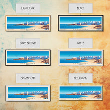 Load image into Gallery viewer, Essaouira, Morocco Panoramic Print, Vacation Gift, Morocco Wall Art, Beach Painting, Beach Decor, Beach Or Lakehouse Art
