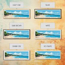 Cargar imagen en el visor de la galería, Frederiksted Beach, US Virgin islands Panoramic Print, Vacation Gift, US Virgin islands Wall Art, Beach Painting, Beach Decor, Beach Or Lakehouse Art
