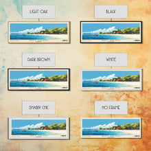 Carregar imagem no visualizador da galeria, Gili Meno, Indonesia Panoramic Beach Print, Vacation Gift, Indonesia Wall Art, Beach Painting, Beach Decor, Beach Painting
