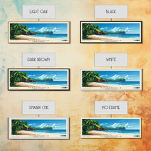 Cargar imagen en el visor de la galería, Hispaniola, Dominican Republic Panoramic Print, Vacation Gift, Dominican Republic Wall Art, Beach Painting, Beach Decor, Beach Or Lakehouse Art
