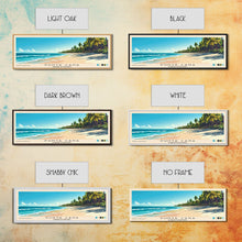 Cargar imagen en el visor de la galería, Punta Cana, Dominican Republic Panoramic Print, Vacation Gift, Dominican Republic Wall Art, Vacation Wall Art, Vacatation Memories, Beach Decor, Beach Or Lakehouse Art
