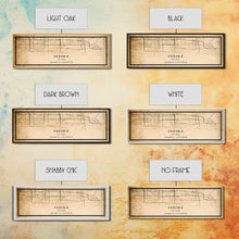 Load image into Gallery viewer, Phoenix Arizona Panoramic Street Map, Framed Canvas Art, Arizona United States Road Map Wall Art, Office Wall Art, Wall Decor for Office
