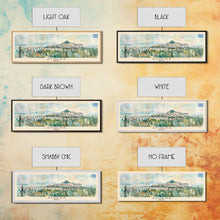 Carregar imagem no visualizador da galeria, Athens Greece Travel Art, City Art, Framed Canvas Print or Metal Wall Art, Europe Travel Poster, Panoramic Wall Art, Extra Wide Wall Art
