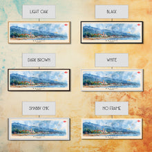 Load image into Gallery viewer, Batumi Georgia Wall Art, Panoramic Travel Poster, Panoramic Framed Canvas Print, City Wall Art, Wall Hanging Home Decor, Travel Art
