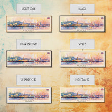 Cargar imagen en el visor de la galería, Belfast United Kingdom Travel Print Wall Art, Panoramic City Art, Travel Art, Wall Decor, Vacation Gift, Framed Canvas Print Or Metal Art
