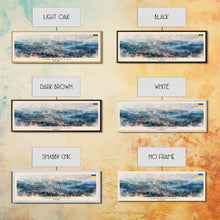 Cargar imagen en el visor de la galería, Chernivtsi Ukraine Wall Art, Panoramic Travel Poster, Panoramic Framed Canvas Print, City Wall Art, Wall Hanging Home Decor, Travel Art
