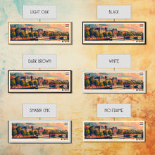 Carregar imagem no visualizador da galeria, Arnhem Netherlands Wall Art, Panoramic Travel Poster, Panoramic Framed Canvas Print, City Wall Art, Wall Hanging Home Decor, Travel Art
