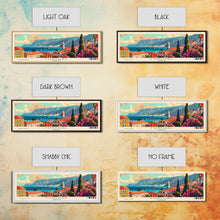 Cargar imagen en el visor de la galería, Funchal Portugal Travel Print Wall Art, Panoramic City Art, Travel Art, Wall Decor, Vacation Gift, Framed Canvas Print Or Metal Art
