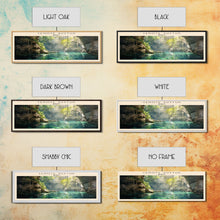 Cargar imagen en el visor de la galería, Cenote Suytun Travel Poster Print, Framed Canvas Wall Art, Metal Wall Art, COUNTRY art, Gift For Him, Travel Wall Art, Travel Lover Gift
