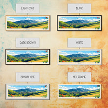 Carregar imagem no visualizador da galeria, Amman, Jordan Panoramic Travel Poster Canvas Print, Amman, Jordan Painting, Jordan Art, Amman Travel Art, Living Room Painting
