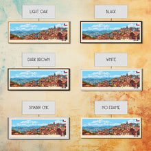 Carregar imagem no visualizador da galeria, Antofagasta, Chile Panoramic Travel Poster Canvas Print, Antofagasta, Chile Painting, Chile Art, Antofagasta Travel Art, Guest Room Painting
