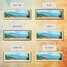 Load image into Gallery viewer, Bamenda, Cameroon Panoramic Travel Poster Canvas Print, Bamenda, Cameroon Painting, Cameroon Art, Bamenda Panoramic Travel Art, Travel Painting
