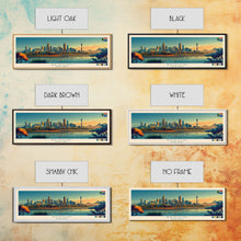 Load image into Gallery viewer, Benoni, South Africa Panoramic Travel Poster Canvas Print, Benoni, South Africa Painting, South Africa Art, Benoni Travel Art, Living Room Painting
