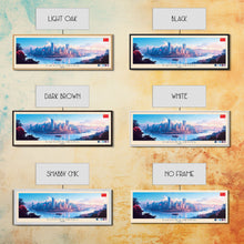 Cargar imagen en el visor de la galería, Chongqing, China Panoramic Travel Poster Canvas Print, Chongqing, China Painting, China Art, Chongqing Travel Art, Guest Room Painting
