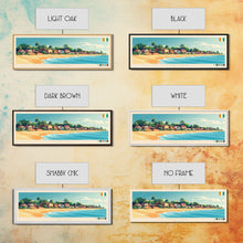 Load image into Gallery viewer, Daloa, Ivory Coast Panoramic Travel Poster Canvas Print, Daloa, Ivory Coast Painting, Ivory Coast Art, Daloa Panoramic Travel Art, Travel Painting
