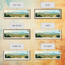 Carregar imagem no visualizador da galeria, Dessie, Ethiopia Panoramic Travel Poster Canvas Print, Dessie, Ethiopia Painting, Ethiopia Art, Dessie Panoramic Travel Art, Travel Painting

