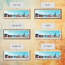 Load image into Gallery viewer, Dundalk, Ireland Travel Poster Panoramic Canvas Print, Dundalk, Ireland Painting, Ireland Art, Dundalk Travel Art, Guest Room Painting
