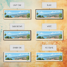 Load image into Gallery viewer, Freetown, Sierra Leone Panoramic Travel Poster Canvas Print, Freetown, Sierra Leone Painting, Sierra Leone Art, Freetown Travel Art, Guest Room Painting
