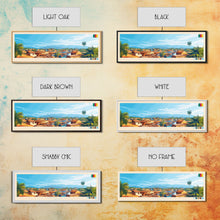 Load image into Gallery viewer, Garoua, Cameroon Travel Poster Panoramic Canvas Print, Garoua, Cameroon Painting, Cameroon Art, Garoua Travel Art, Guest Room Painting
