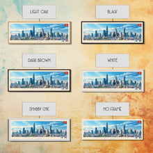 Cargar imagen en el visor de la galería, Ho Chi Minh City, Vietnam Panoramic Travel Poster Canvas Print, Ho Chi Minh City, Vietnam Painting, Vietnam Art, Ho Chi Minh City Panoramic Travel Art, Travel Painting
