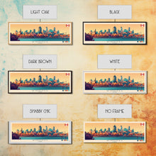 Load image into Gallery viewer, Winnipeg, Canada Panoramic Travel Poster Canvas Print, Winnipeg, Canada Painting, Canada Art, Winnipeg Travel Art, Guest Room Painting

