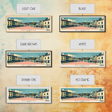 Carregar imagem no visualizador da galeria, Ballymena, Ireland Panoramic Canvas Print, Ballymena, Ireland Painting, Ireland Art, Ballymena Travel Poster, Travel Art, Guest Room Painting
