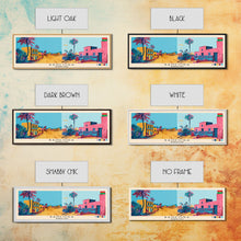 Load image into Gallery viewer, Banfora, Burkina Faso Panoramic Canvas Print, Banfora, Burkina Faso Painting, Burkina Faso Art, Banfora Travel Poster, Travel Art, Guest Room Painting
