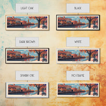 Cargar imagen en el visor de la galería, Bendigo, Australia Panoramic Canvas Print, Bendigo, Australia Painting, Australia Art, Bendigo Travel Poster, Travel Art, Guest Room Painting
