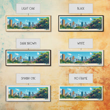 Carregar imagem no visualizador da galeria, Campinas, Brazil Panoramic Canvas Print, Campinas, Brazil Painting, Brazil Art, Campinas Travel Poster, Travel Art, Housewarming Gift
