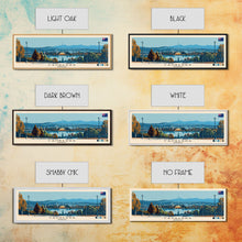 Carregar imagem no visualizador da galeria, Canberra, Australia Panoramic Canvas Print, Canberra, Australia Painting, Australia Art, Canberra Travel Poster, Travel Art, Guest Room Painting
