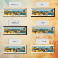 Cargar imagen en el visor de la galería, Chimalhuacan, Mexico Panoramic Canvas Print, Chimalhuacan, Mexico Painting, Mexico Art, Chimalhuacan Travel Poster, Travel Art, Living Room Painting
