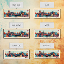 Load image into Gallery viewer, Coventry, England Panoramic Canvas Print, Coventry, England Painting, England Art, Coventry Travel Poster, Travel Art, Living Room Painting
