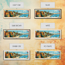 Load image into Gallery viewer, Damanhur, Egypt Panoramic Canvas Print, Damanhur, Egypt Painting, Egypt Art, Damanhur Travel Poster, Travel Art, Housewarming Gift
