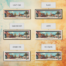 Load image into Gallery viewer, Doncaster, England Panoramic Canvas Print, Doncaster, England Painting, England Art, Doncaster Travel Poster, Travel Art, Guest Room Painting
