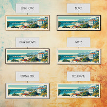 Load image into Gallery viewer, East London, South Africa Panoramic Canvas Print, East London, South Africa Painting, South Africa Art, East London Travel Poster, Travel Art, Guest Room Painting
