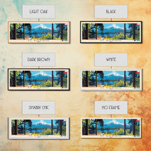 Load image into Gallery viewer, El Bosque, Chile Panoramic Canvas Print, El Bosque, Chile Painting, Chile Art, El Bosque Travel Poster, Travel Art, Guest Room Painting
