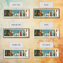 Carregar imagem no visualizador da galeria, Galway, Ireland Panoramic Canvas Print, Galway, Ireland Painting, Ireland Art, Galway Travel Poster, Travel Art, Housewarming Gift
