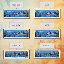 Carregar imagem no visualizador da galeria, Montreal, Canada Panoramic Canvas Print, Montreal, Canada Painting, Canada Art, Montreal Travel Poster, Travel Art, Guest Room Painting
