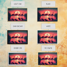 Carregar imagem no visualizador da galeria, Cute Lil Boo In The Forest, Cute Halloween Wall Decor, Framed Canvas Print
