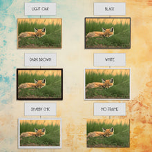 Carregar imagem no visualizador da galeria, Cute Sleeping fox Framed Canvas Wall Art, Canvas Print Decor for Home &amp; Office Decoration Canvas Ready to Hang
