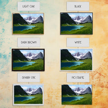 Carregar imagem no visualizador da galeria, Calm and Serene Landscape Painting, Framed Canvas  Print, Canvas Art, Framed wall decor, living room wall art
