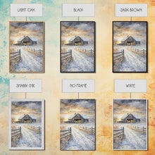 Carregar imagem no visualizador da galeria, Fall Decor, Barn Amongst The Falling Leaves, Farmhouse Decor, Fall Art, Autumn Decor, Thanksgiving Seasonal Wall Art
