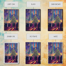 Load image into Gallery viewer, Elegant Christmas Ball Scene with Large Decorated Tree and Holiday Party, Perfect for Framed Canvas Print and Christmas Wall Art
