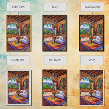 Load image into Gallery viewer, Cozy Southwestern Kitchen Framed Canvas Print Colorful Mexican Style Best Gift Home Decor Wall Art Bright Above Sofa Art
