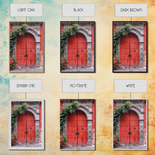 Cargar imagen en el visor de la galería, Change3 Indian Wall Art, Colorful Indian Doors, Framed Canvas Print, Painting Print, Traditional Hindu Architecture, Ready To Hang
